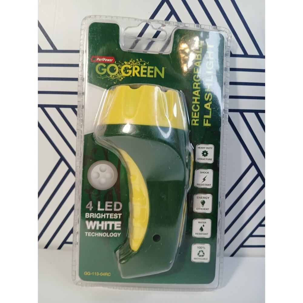 Power BY Go Green Rechargable Flashlight